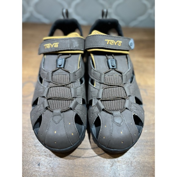 Teva‎ Men\'s Sandals Size 10 Brown With Gold Trim Black Soles NWT Water Sandal main image 10